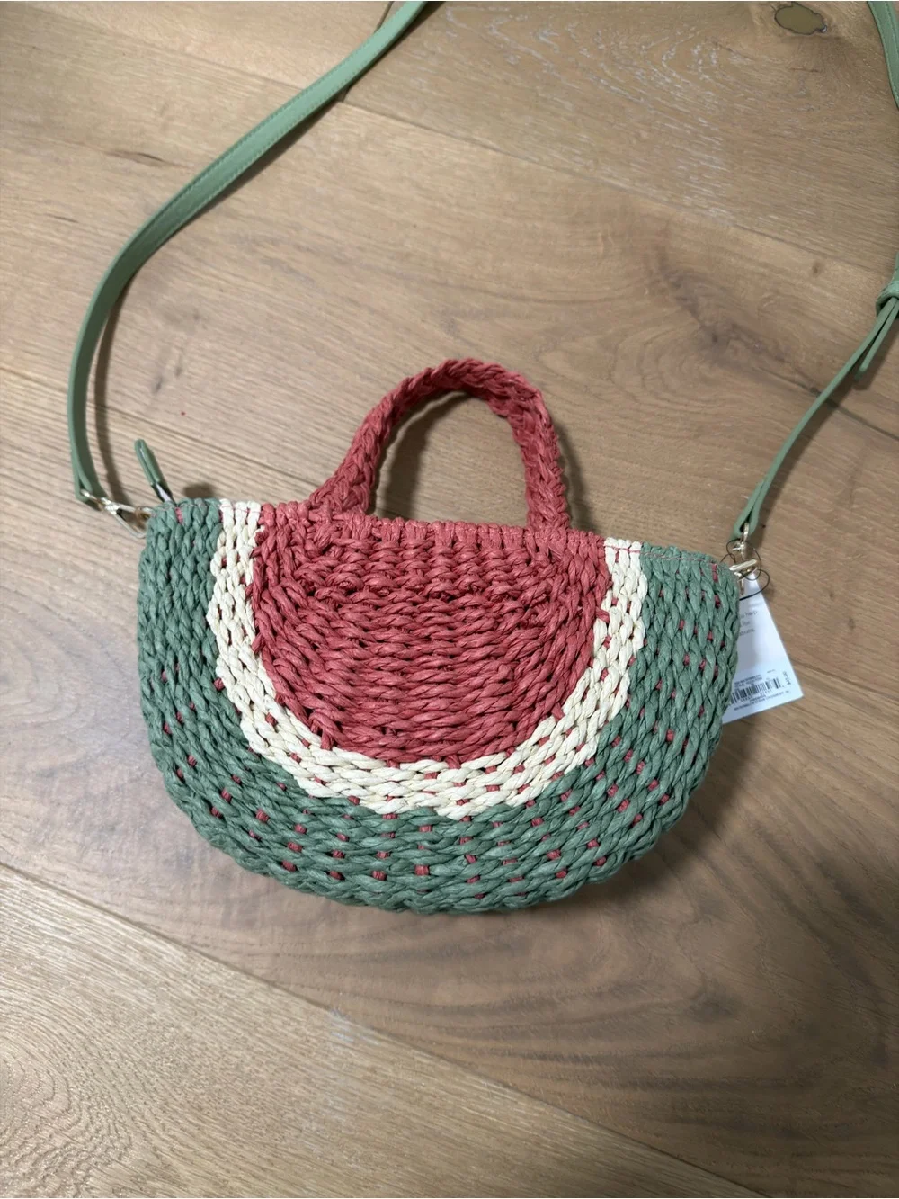 Straw Watermelon Bag